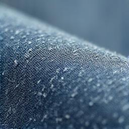 Close-up texture of sand-resistant, easy-clean exterior fabric of a cooler bag.